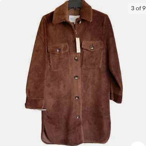 REBECCA MINKOFF 100 % Wool Sherpa Teddy Jacket Size medium nwt - Picture 4 of 6
